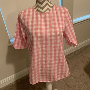 Banana Republic checkered top